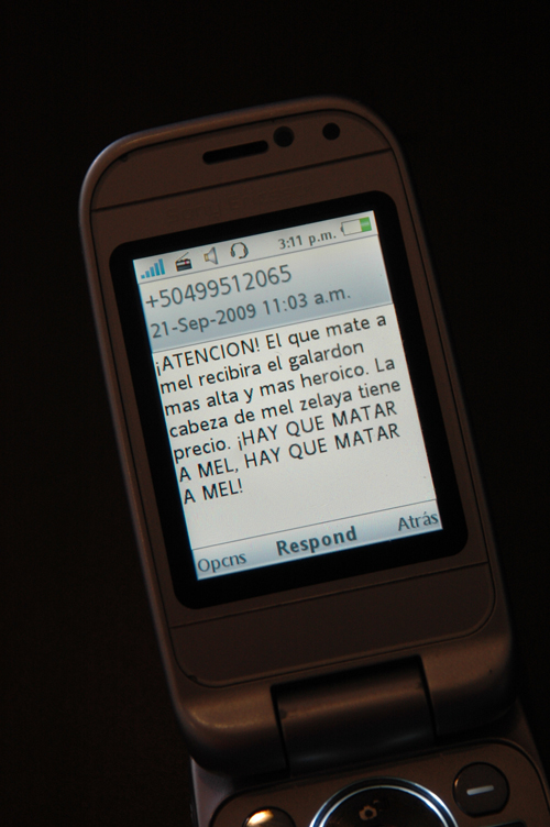 Honduras : Des SMS de propagande émis par l’opérateur TIGO