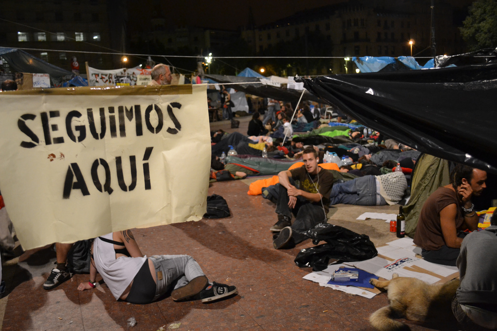 Paco Ibanez pour les Indignés de Barcelona