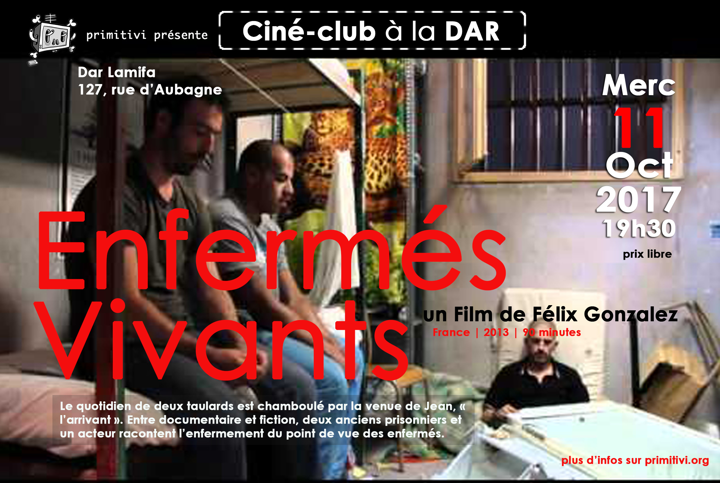 Ciné-club Primitivi :  » Enfermés vivants »
